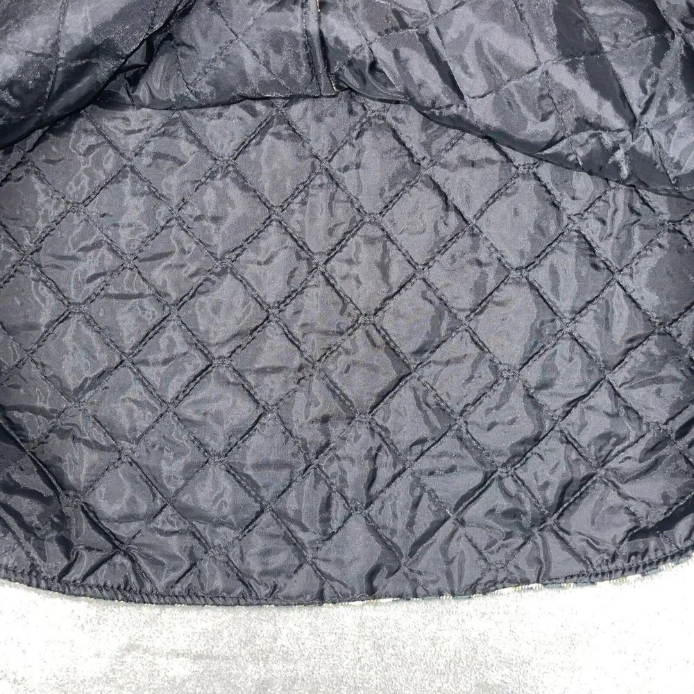 VTG Ozark Trail Quilted Lined‎ Flannel Long Sleeve Shirt Jacket Size Large